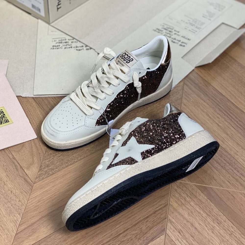 Brand new vintage finish Golden Goose-Super-Star women's casual sneakers - Picture 10 of 10